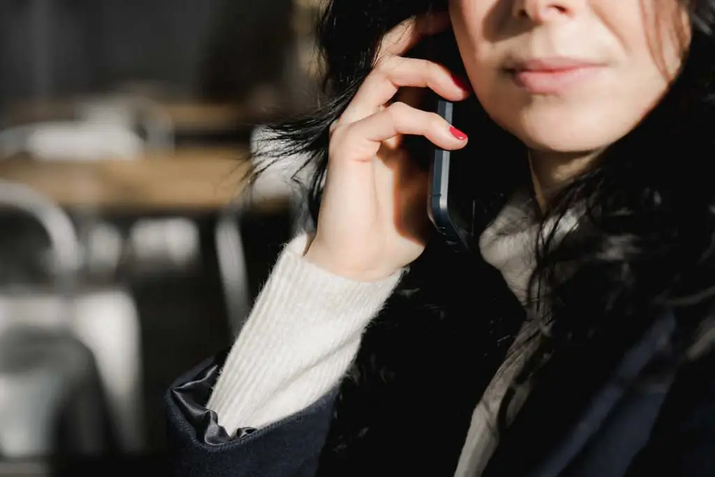 Woman on cellphone