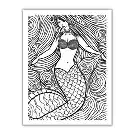 Thumbnail of mermaid printable