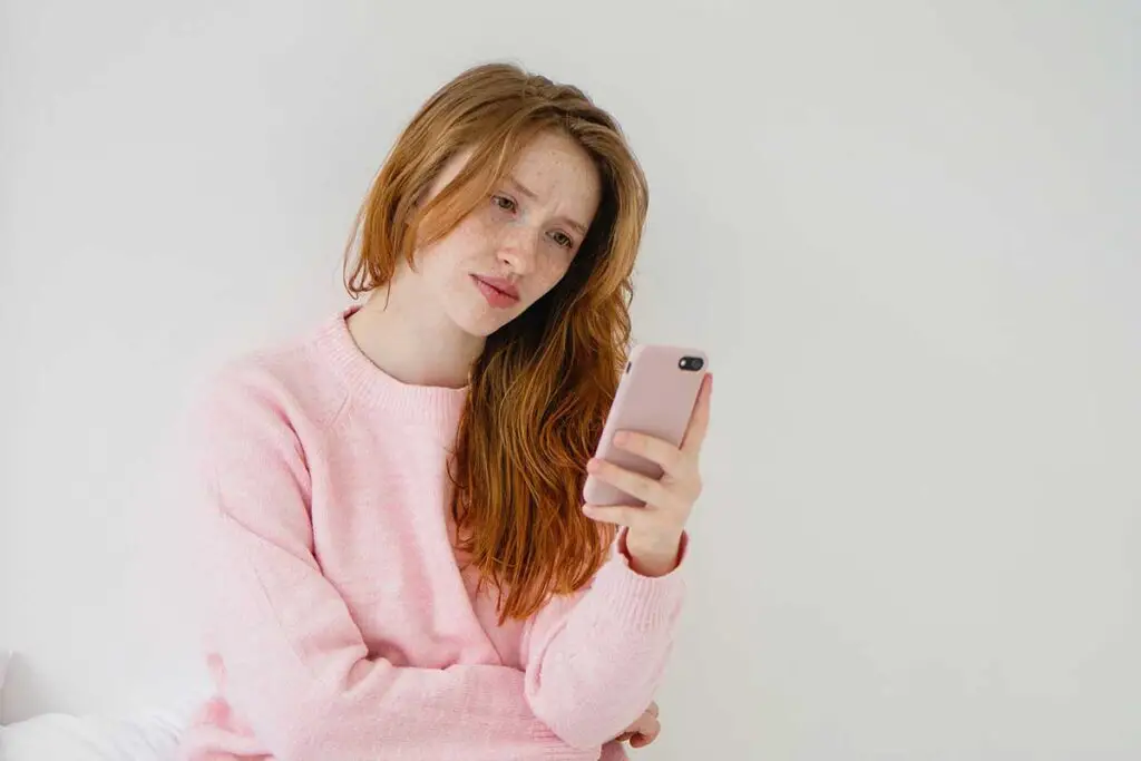 Woman on cellphone